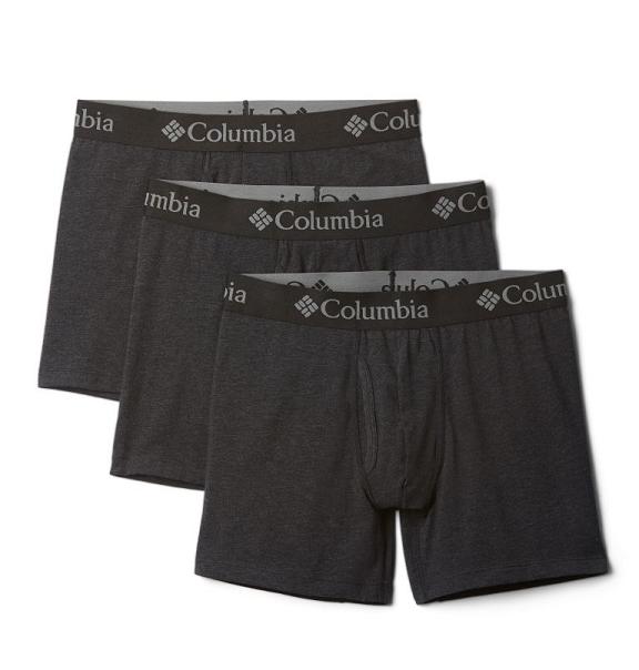 Columbia Performance Cotton Stretch Underwear Black For Men's NZ39581 New Zealand